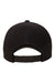 Yupoong Hats 5789M Mens Premium Snapback Hat Black Flat Back