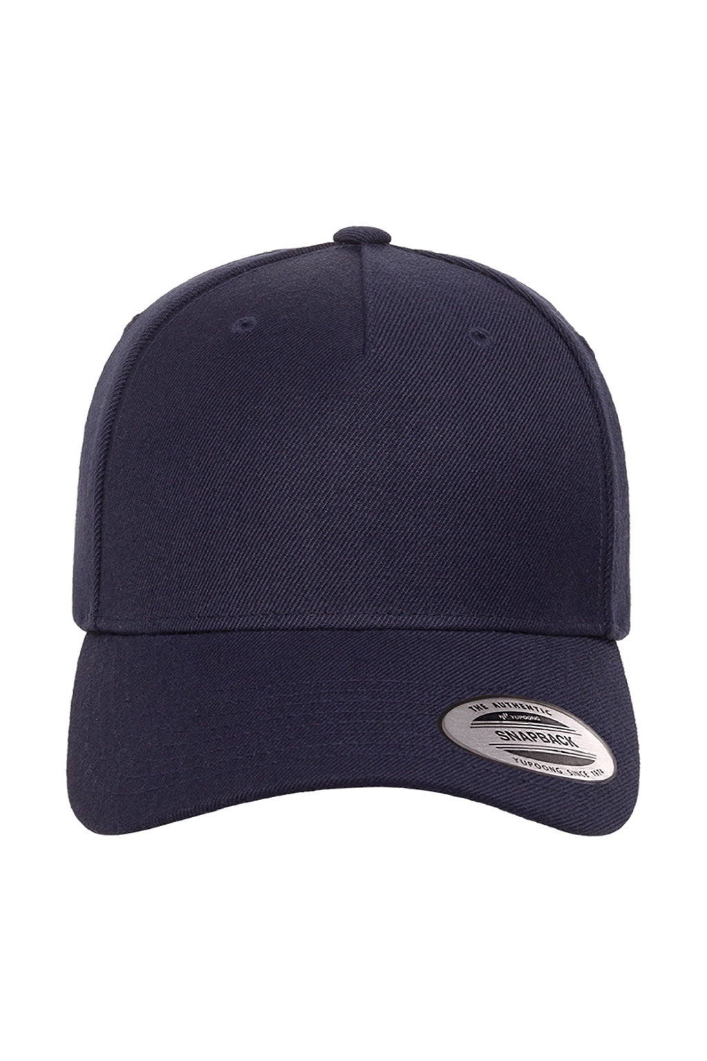 Yupoong Hats 5789M Mens Premium Snapback Hat Navy Blue Flat Front