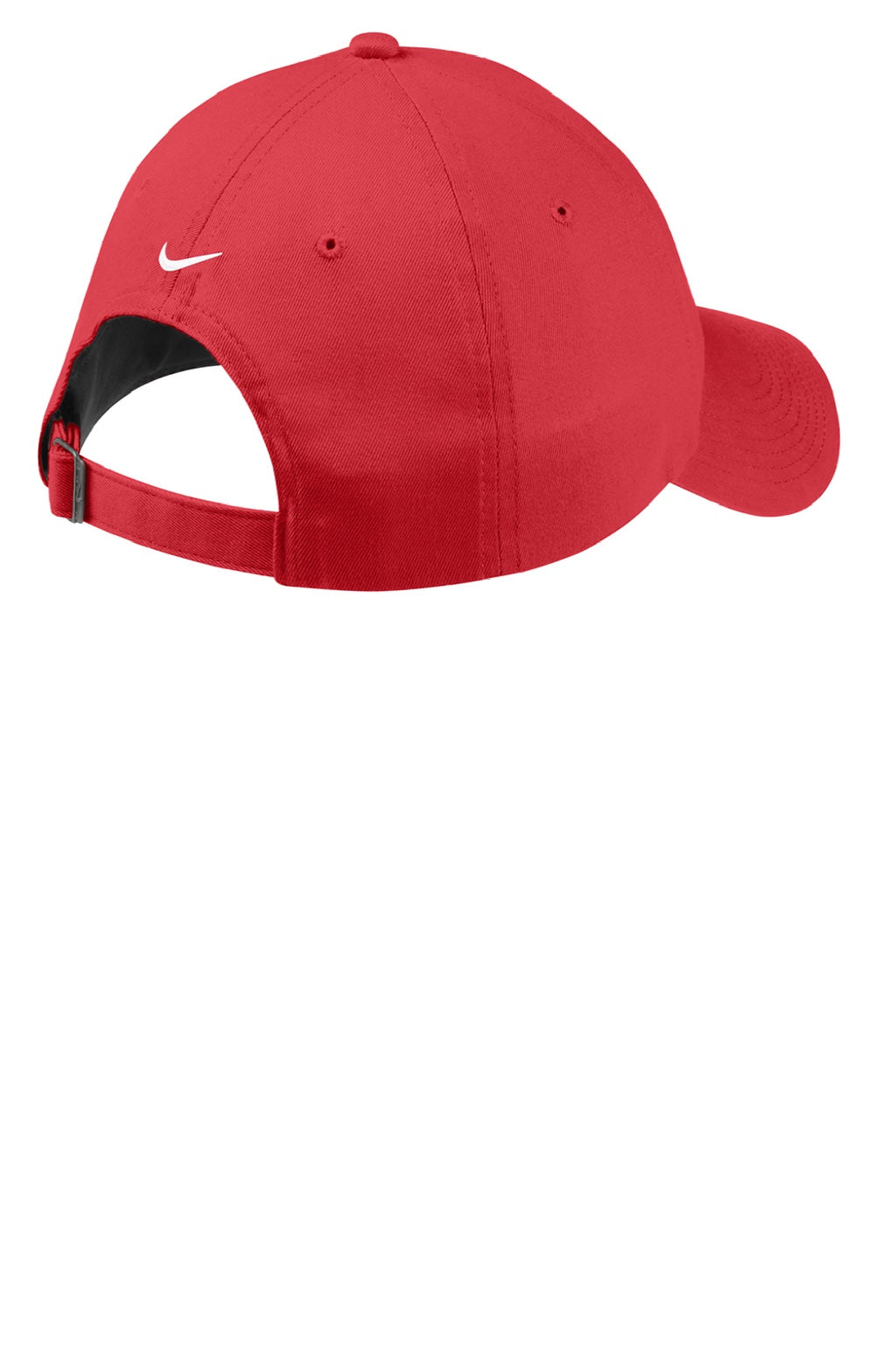 Nike Hats 580087/NKFB6449 Mens Adjustable Hat Gym Red Flat Back