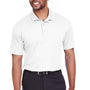 Puma Mens Icon Performance Moisture Wicking Short Sleeve Polo Shirt - Bright White