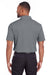 Puma 596799 Mens Icon Performance Moisture Wicking Short Sleeve Polo Shirt Quiet Shade Grey Model Back