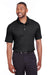 Puma 596799 Mens Icon Performance Moisture Wicking Short Sleeve Polo Shirt Black Model Front