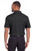 Puma 596799 Mens Icon Performance Moisture Wicking Short Sleeve Polo Shirt Black Model Back