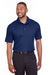 Puma 596799 Mens Icon Performance Moisture Wicking Short Sleeve Polo Shirt Peacoat Blue Model Front
