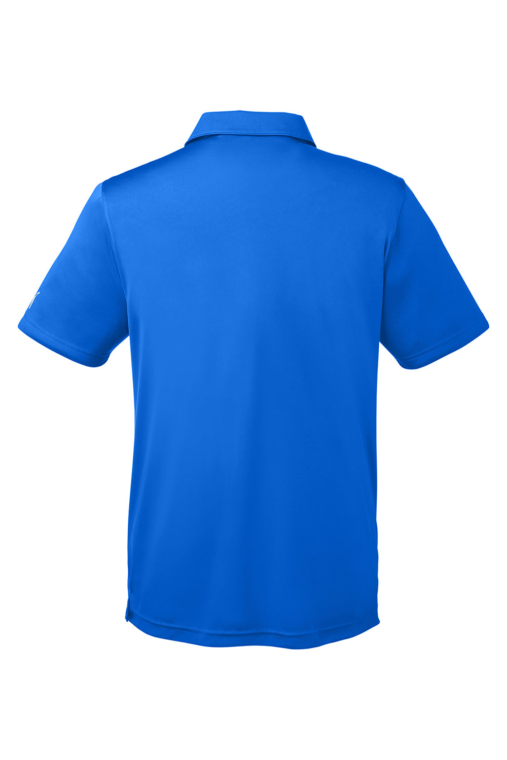 Puma 596799 Mens Icon Performance Moisture Wicking Short Sleeve Polo Shirt Lapis Blue Flat Back