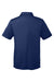 Puma 596799 Mens Icon Performance Moisture Wicking Short Sleeve Polo Shirt Peacoat Blue Flat Back