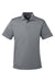 Puma 596799 Mens Icon Performance Moisture Wicking Short Sleeve Polo Shirt Quiet Shade Grey Flat Front
