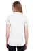 Puma 596800 Womens Icon Performance Moisture Wicking Short Sleeve Polo Shirt Bright White Model Back