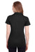Puma 596800 Womens Icon Performance Moisture Wicking Short Sleeve Polo Shirt Black Model Back