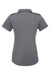 Puma 596800 Womens Icon Performance Moisture Wicking Short Sleeve Polo Shirt Quiet Shade Grey Flat Back