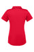 Puma 596800 Womens Icon Performance Moisture Wicking Short Sleeve Polo Shirt High Risk Red Flat Back