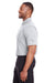 Puma 596801 Mens Icon Performance Moisture Wicking Short Sleeve Polo Shirt Bright White Model Side
