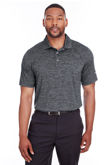 Puma 596801 Mens Icon Performance Moisture Wicking Short Sleeve Polo Shirt Black Model Front