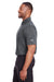 Puma 596801 Mens Icon Performance Moisture Wicking Short Sleeve Polo Shirt Black Model Side