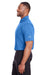 Puma 596801 Mens Icon Performance Moisture Wicking Short Sleeve Polo Shirt Lapis Blue Model Side