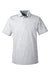 Puma 596801 Mens Icon Performance Moisture Wicking Short Sleeve Polo Shirt Bright White Flat Front