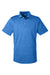 Puma 596801 Mens Icon Performance Moisture Wicking Short Sleeve Polo Shirt Lapis Blue Flat Front