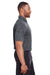 Puma 596801 Mens Icon Performance Moisture Wicking Short Sleeve Polo Shirt Black Model 3q