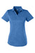 Puma 596802 Womens Icon Performance Moisture Wicking Short Sleeve Polo Shirt Lapis Blue Flat Front