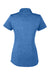 Puma 596802 Womens Icon Performance Moisture Wicking Short Sleeve Polo Shirt Lapis Blue Flat Back