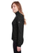 Puma 596803 Womens Icon Performance Moisture Wicking Full Zip Sweatshirt Black Model Side