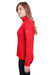 Puma 596803 Womens Icon Performance Moisture Wicking Full Zip Sweatshirt High Risk Red Model Side