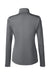 Puma 596803 Womens Icon Performance Moisture Wicking Full Zip Sweatshirt Quiet Shade Grey Flat Back