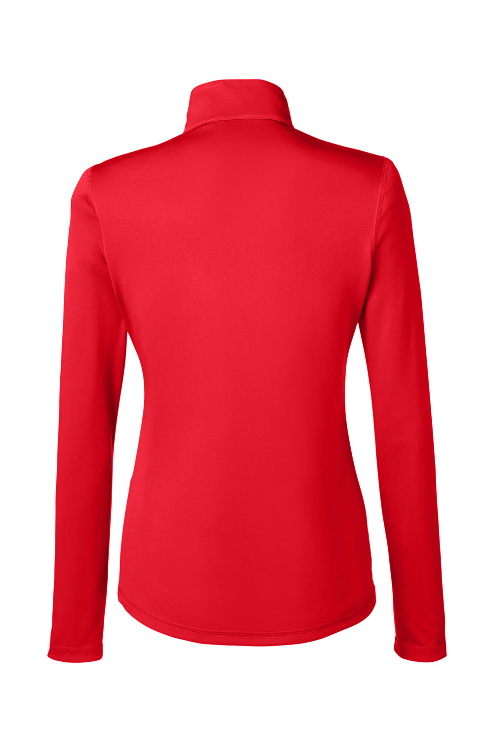 Puma 596803 Womens Icon Performance Moisture Wicking Full Zip Sweatshirt High Risk Red Flat Back