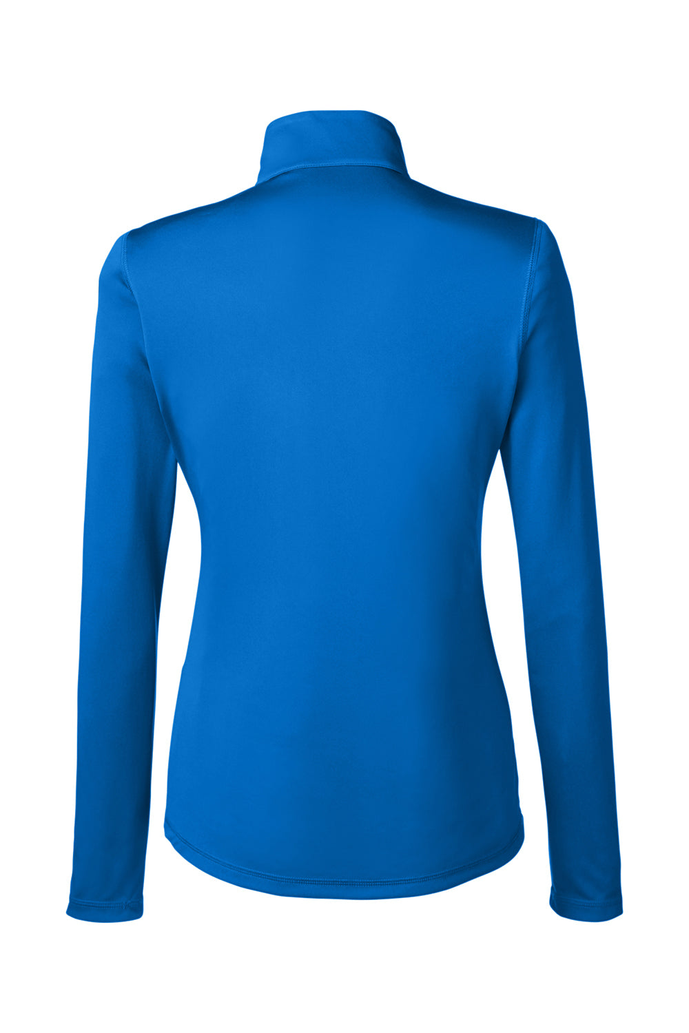 Puma 596803 Womens Icon Performance Moisture Wicking Full Zip Sweatshirt Lapis Blue Flat Back