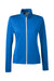 Puma 596803 Womens Icon Performance Moisture Wicking Full Zip Sweatshirt Lapis Blue Flat Front