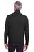 Puma 596807 Mens Icon Performance Moisture Wicking 1/4 Zip Sweatshirt Black Model Back