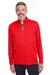 Puma 596807 Mens Icon Performance Moisture Wicking 1/4 Zip Sweatshirt High Risk Red Model Front