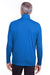 Puma 596807 Mens Icon Performance Moisture Wicking 1/4 Zip Sweatshirt Lapis Blue Model Back