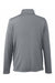 Puma 596807 Mens Icon Performance Moisture Wicking 1/4 Zip Sweatshirt Quiet Shade Grey Flat Back