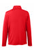 Puma 596807 Mens Icon Performance Moisture Wicking 1/4 Zip Sweatshirt High Risk Red Flat Back