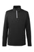 Puma 596807 Mens Icon Performance Moisture Wicking 1/4 Zip Sweatshirt Black Flat Front