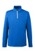 Puma 596807 Mens Icon Performance Moisture Wicking 1/4 Zip Sweatshirt Lapis Blue Flat Front