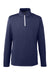 Puma 596807 Mens Icon Performance Moisture Wicking 1/4 Zip Sweatshirt Peacoat Blue Flat Front