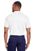 Puma 596920 Mens Fusion Performance Moisture Wicking Short Sleeve Polo Shirt Bright White Model Back