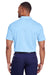 Puma 596920 Mens Fusion Performance Moisture Wicking Short Sleeve Polo Shirt Blue Bell Model Back