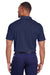 Puma 596920 Mens Fusion Performance Moisture Wicking Short Sleeve Polo Shirt Peacoat Blue Model Back