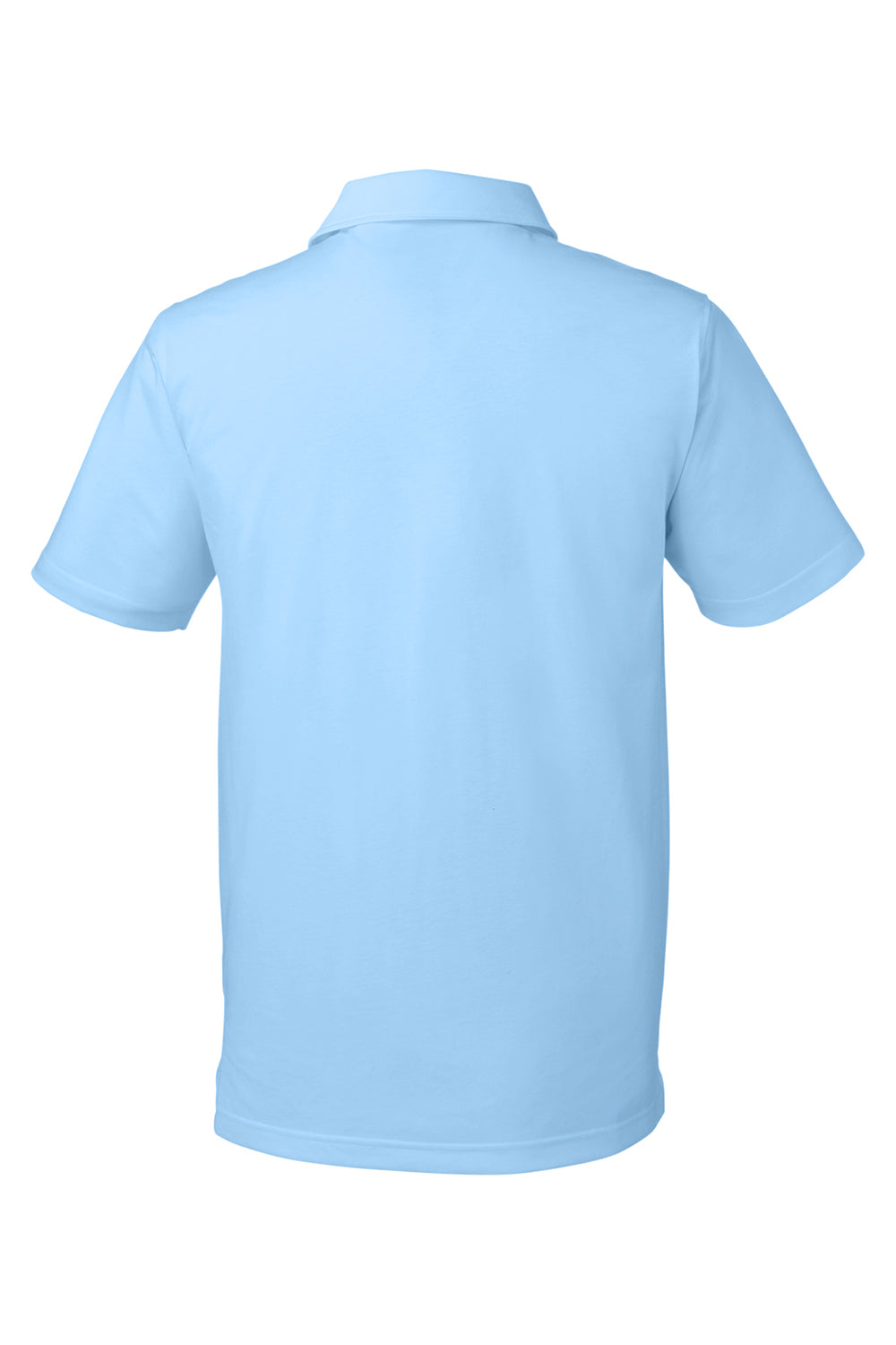 Puma 596920 Mens Fusion Performance Moisture Wicking Short Sleeve Polo Shirt Blue Bell Flat Back