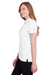 Puma 596921 Womens Fusion Performance Moisture Wicking Short Sleeve Polo Shirt Bright White Model Side