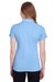 Puma 596921 Womens Fusion Performance Moisture Wicking Short Sleeve Polo Shirt Blue Bell Model Back