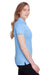 Puma 596921 Womens Fusion Performance Moisture Wicking Short Sleeve Polo Shirt Blue Bell Model Side