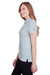 Puma 596921 Womens Fusion Performance Moisture Wicking Short Sleeve Polo Shirt Quarry Grey Model Side