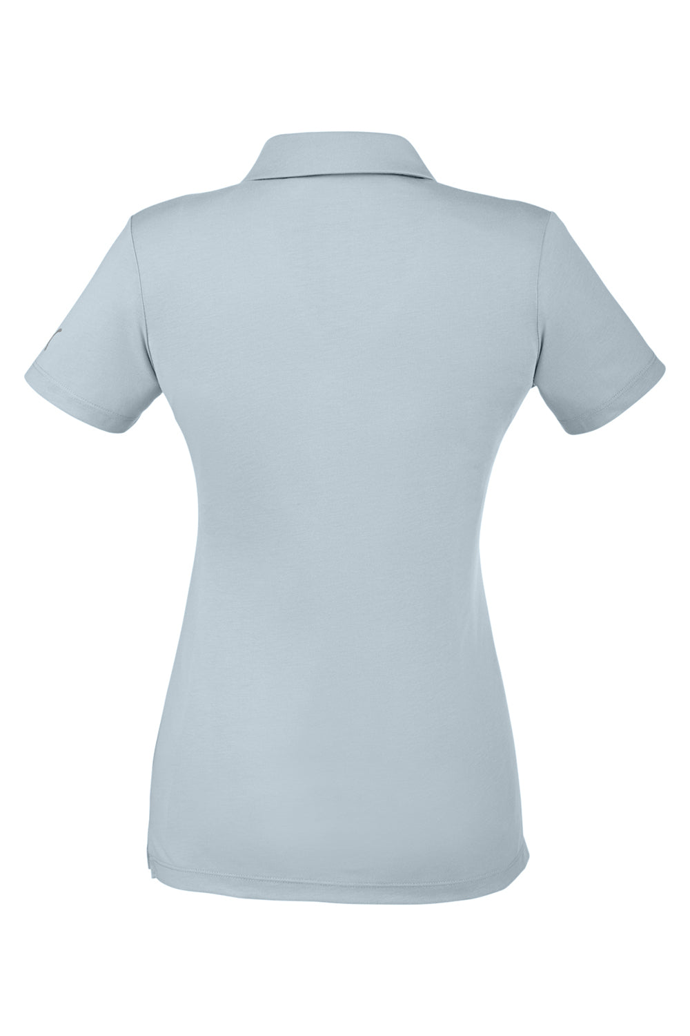 Puma 596921 Womens Fusion Performance Moisture Wicking Short Sleeve Polo Shirt Quarry Grey Flat Back