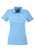 Puma 596921 Womens Fusion Performance Moisture Wicking Short Sleeve Polo Shirt Blue Bell Flat Front