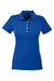Puma 596921 Womens Fusion Performance Moisture Wicking Short Sleeve Polo Shirt Surf The Web Blue Flat Front