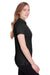 Puma 596921 Womens Fusion Performance Moisture Wicking Short Sleeve Polo Shirt Black Model 3q
